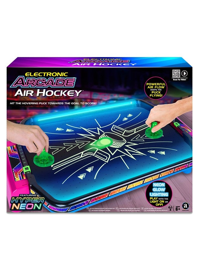 Electronic Arcade Air Hockey (Neon Series)