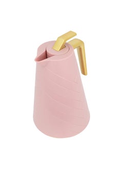 Alsaif Gallery Glory Pro Thermos Dark Pink With Golden Handle 1L  - Image 3