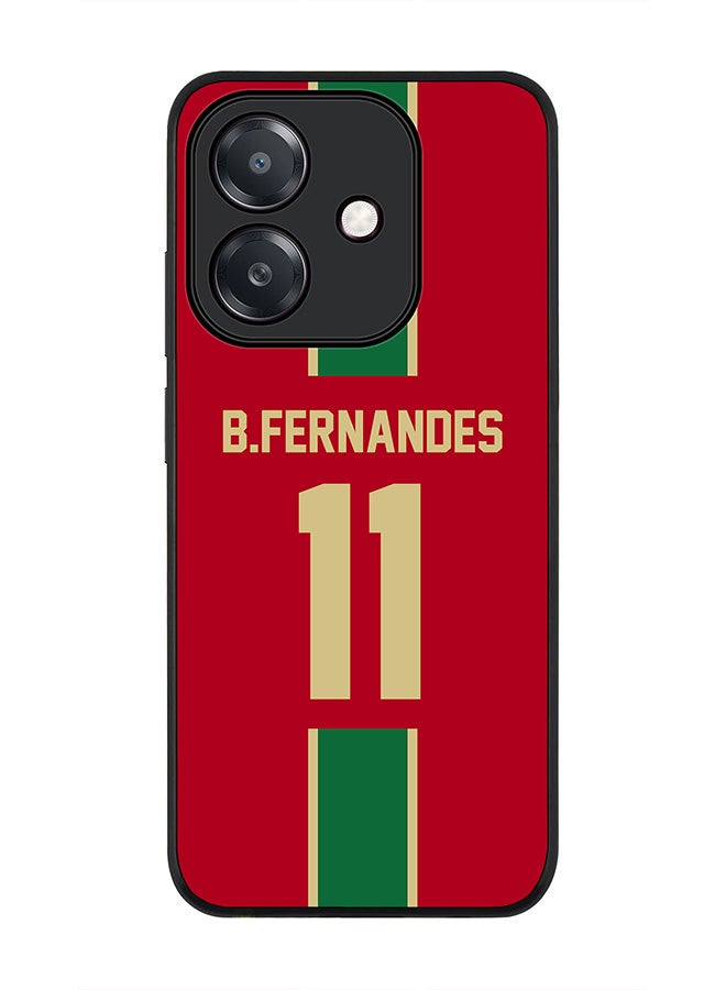 Stylizedd For Oppo A5i Case,Slim fit Camera Protection, Shockproof Thin Phone cover  - Football  Portugal, B.Fernandes