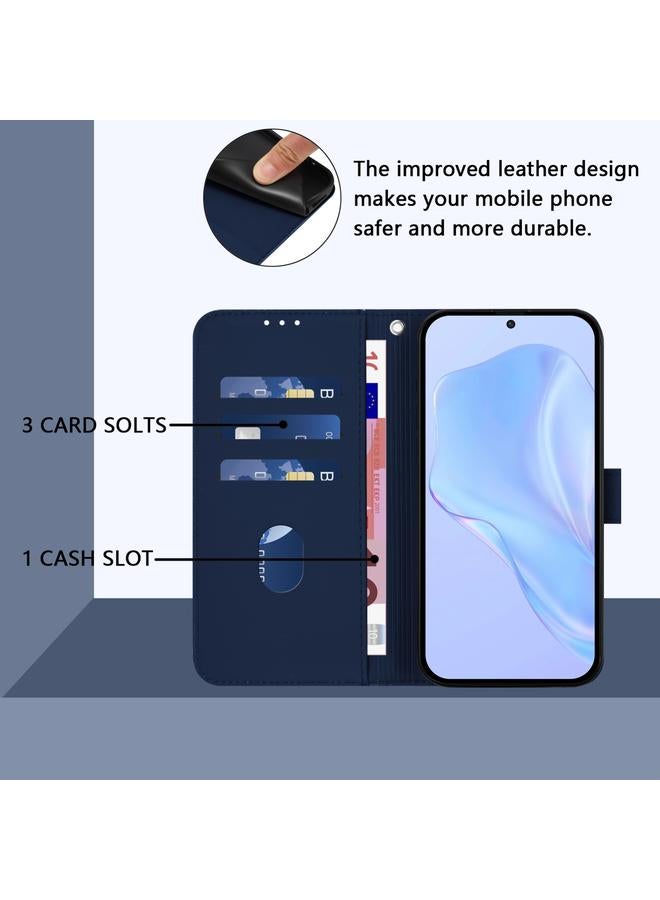 S-TOP Case For Oukitel C32 Skin Feel Solid Color Leather Phone Case with Lanyard - Image 4