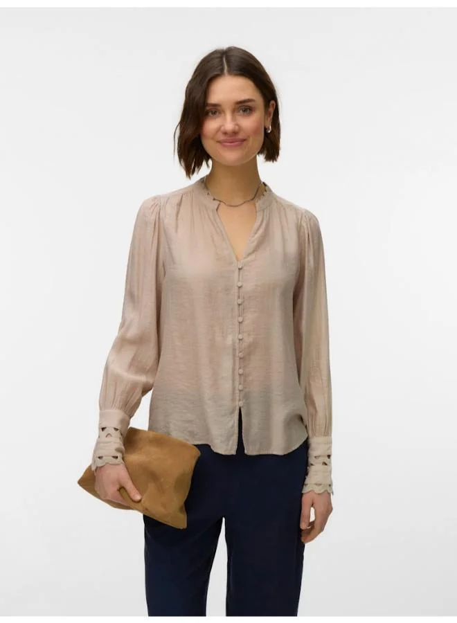 فيرو مودا قميص فيميرينا بأكمام طويلة