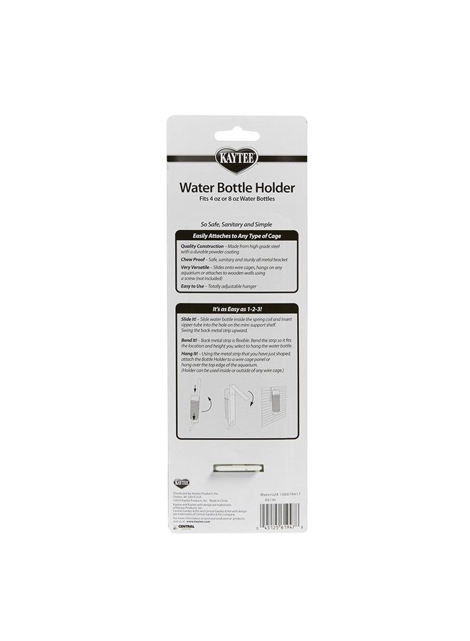 Kaytee Water Bottle Holder white 