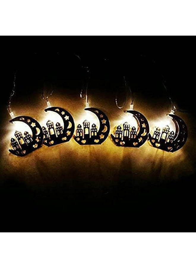 Al Crescent Mosqual Hanging Light Bar For Ramadan Decoration 2 Meters