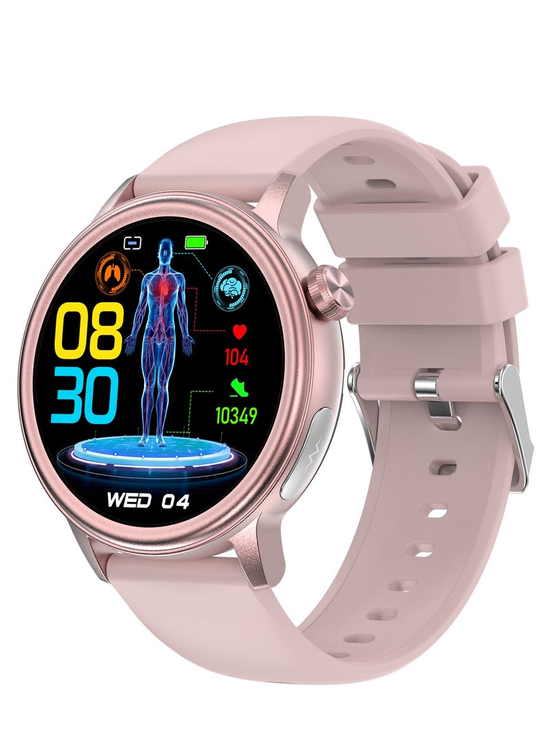 RollsTimi  Bluetooth Smartwatch, 1.39 Inch HD 360*360 Full-Screen Touch, Multi Sports Mode, Smart Voice Assistant, Message And Call Reminder, Sports Sleep Detection, RT ET470 - Image 1