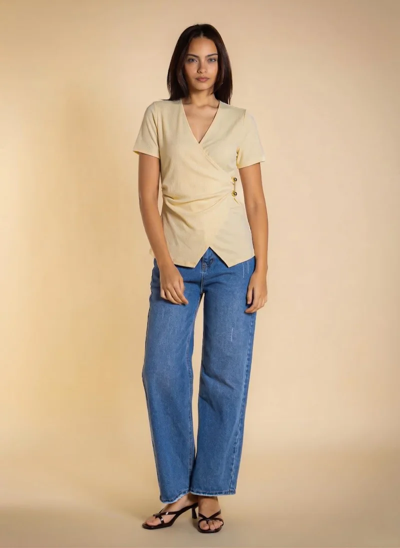 SHAPES FITTED RIB TOP