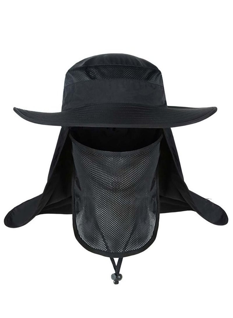 Loquat 360-degree outdoor hat Men's summer sunscreen hat waterproof quick-drying fisherman fishing hat