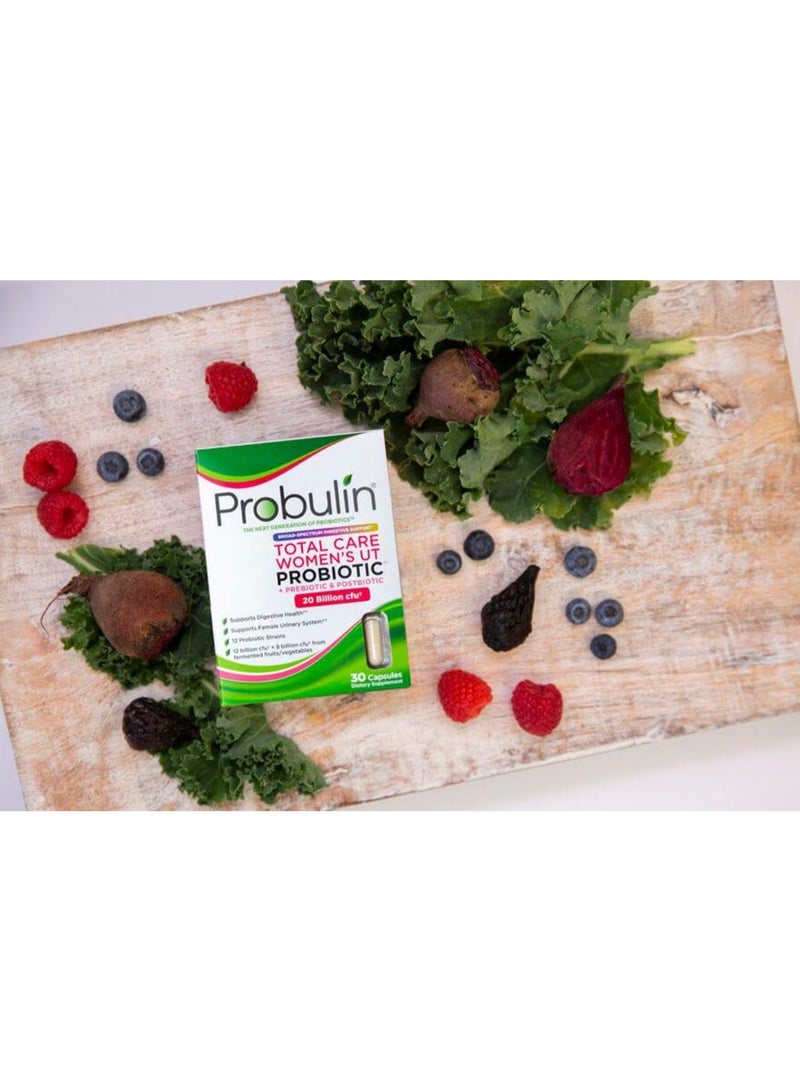 Probulin Total Care Women's UT Probiotic 20 Billion 30 Capsules - Image 4