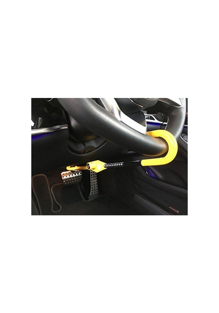 Milenco 0475 Classic Brake Lock - Yellow Hardened Steel Security Device