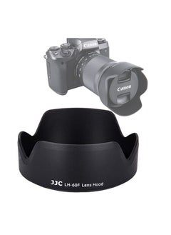Fotasy JJC LH-60F Dedicated Bayonet Lense Hood, Compatible with Canon EF-M 18-150mm f/3.5-6.3 is STM Lens/RF-S 18-150mm F3.5-6.3 is STM, EW-60F Replacement, RFS 18-150mm Hood; EF M 18 150mm Shade  - Image 1