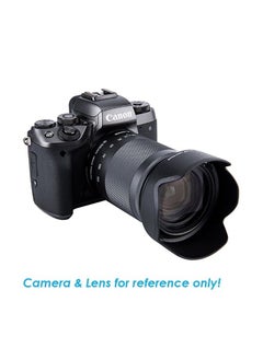 Fotasy JJC LH-60F Dedicated Bayonet Lense Hood, Compatible with Canon EF-M 18-150mm f/3.5-6.3 is STM Lens/RF-S 18-150mm F3.5-6.3 is STM, EW-60F Replacement, RFS 18-150mm Hood; EF M 18 150mm Shade  - Image 4