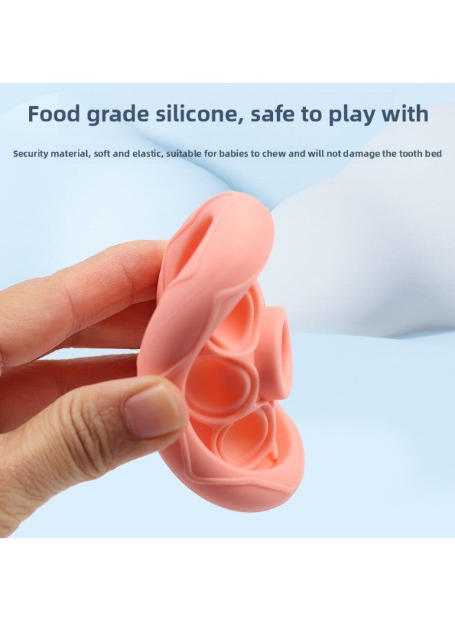 Baby Spacecraft Silicone Jengle Children's Toy Spacecraft Jengle Colorful Cartoon Spacecraft Jengle Wholesale-Color:Bright Color Series-Specifications:Spaceship Jenga - Image 5