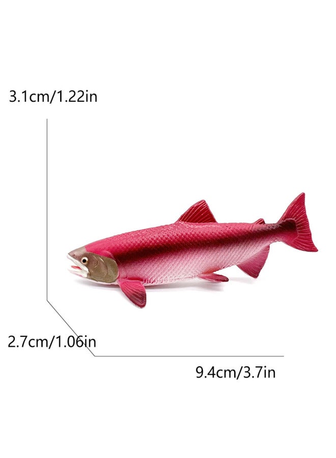 Cross-border Simulation Marine Life Model Hard Solid Salmon Sunfish Ornaments Cognitive Toys Children's Gifts