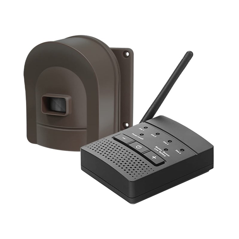Hosmart 12 Mile Hosmart Driveway Alarm Wireless Sensor System Driveway Sensor Alert System Weatherproof Security Outdoor Motion Sensor Detector - Image 2