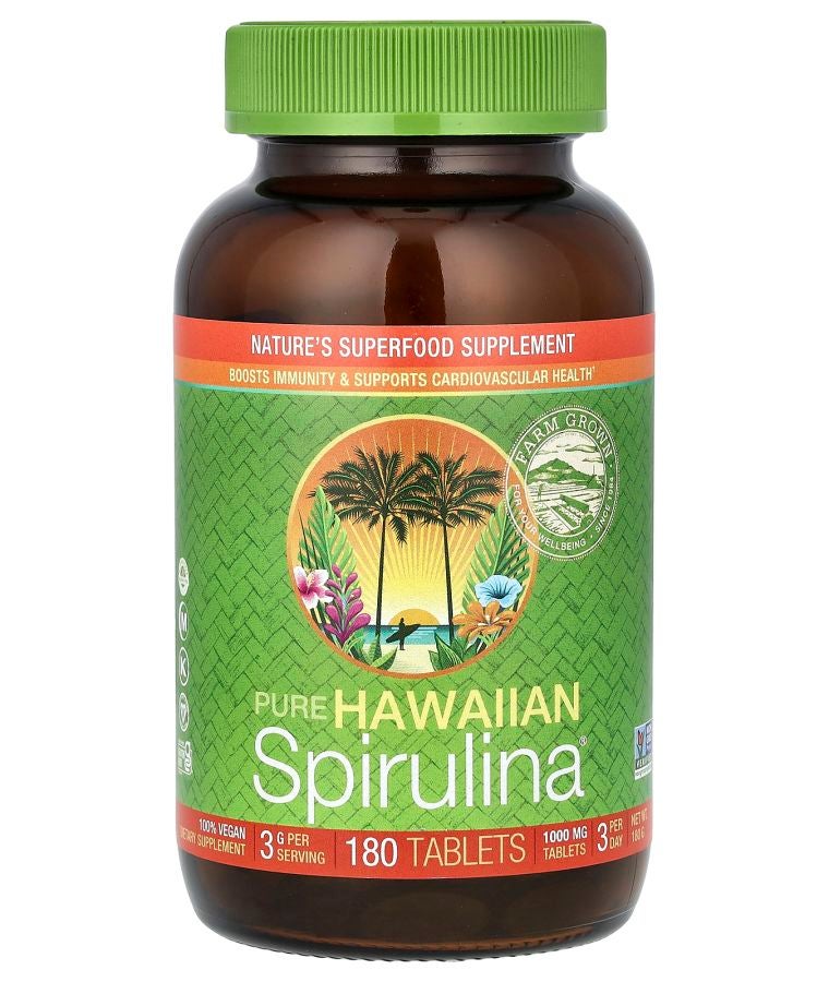 Nutrex Hawaii Pure Hawaiian Spirulina® 1000 mg 180 Tablets