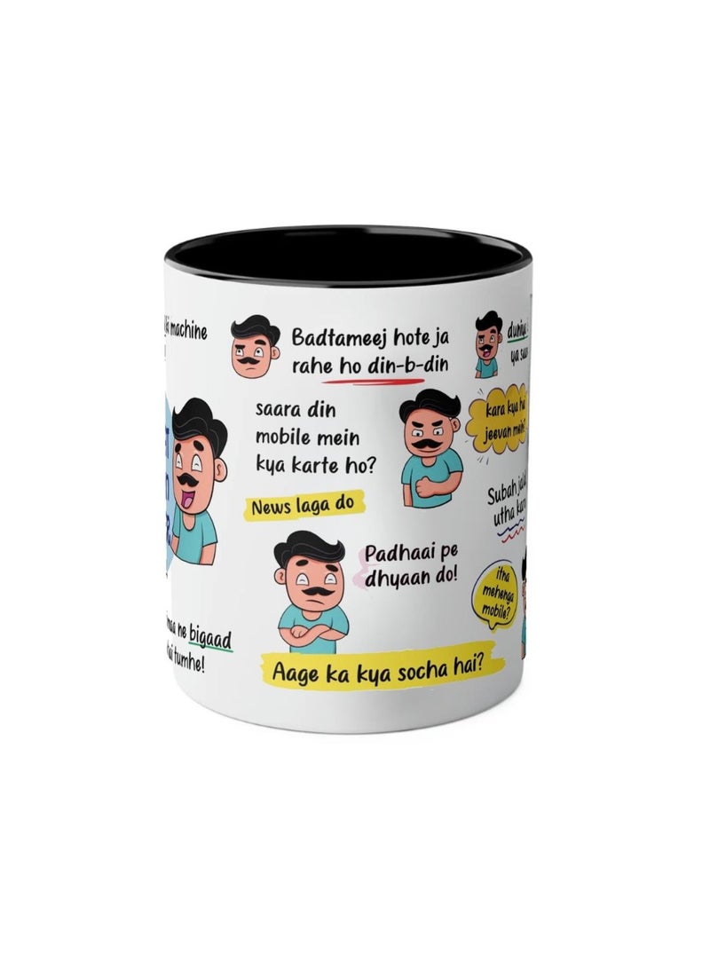 PRINTSHOP4ME Coffee Mug For Mom&Dad-Ceramic Mugs For Parents With Heartfelt Design-Perfect For Morning Coffee,Tea And Everyday Use-Ideal For Birthdays Or Any Special Occasion Celebrating Parents - Image 3