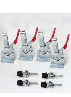 KASTWAVE 4Pcs Toggle Clamps Holding Capacity Stroke Push Pull Action Hand Tool Light Duty Toggle Clamp Tool  - Image 4