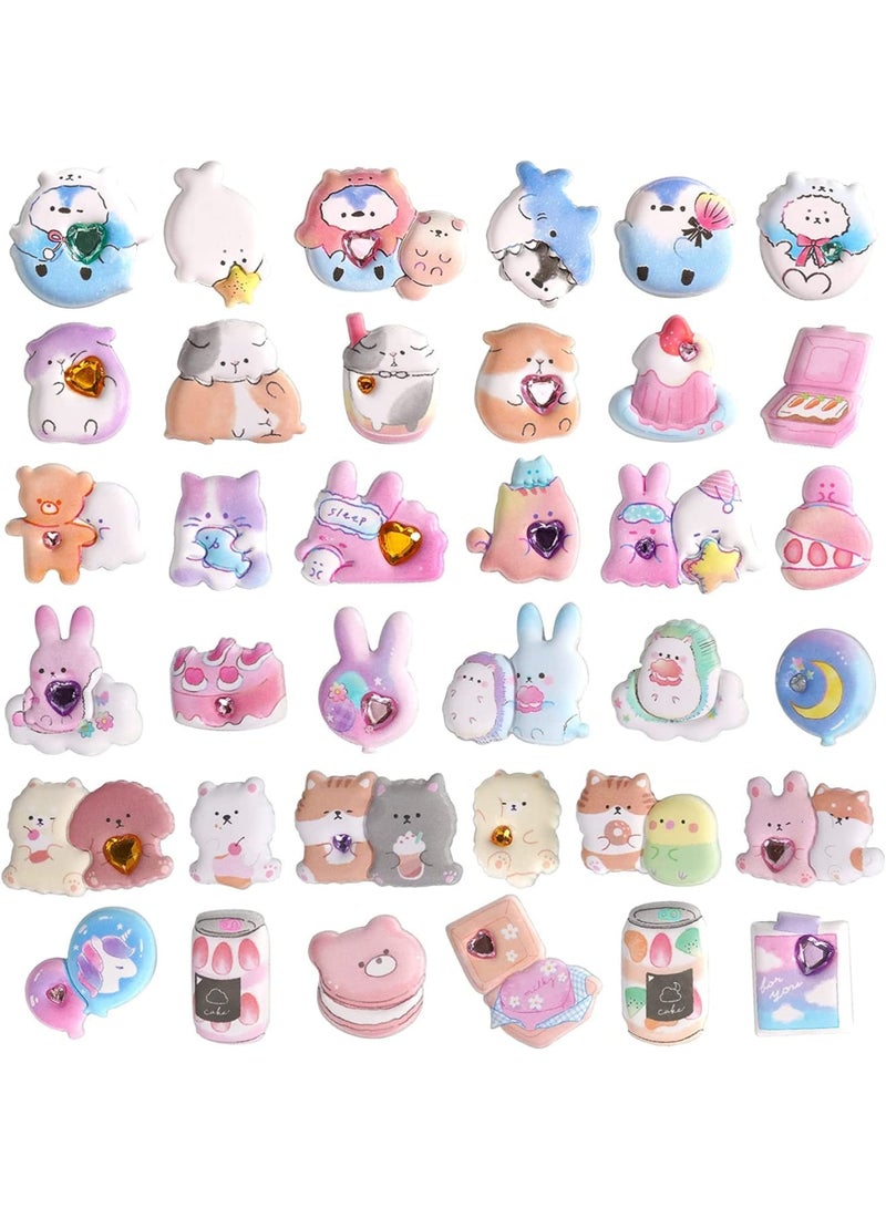 Barakah ملصقات ثلاثية الأبعاد للأطفال والرضع، 6 أوراق ملصقات كيوت كاواي ناعمة للمراهقين، ملصقات ثلاثية الأبعاد منتفخة للأولاد والبنات والمعلمين، مكافآت، حرف يدوية، تزيين دفاتر، مستلزمات الحفلات - Image 1