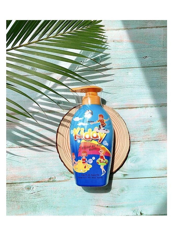 ميستين كيدي غسول من الرأس إلى القدمين للأطفال – شامبو وغسول لطيف 400 مل - Image 4