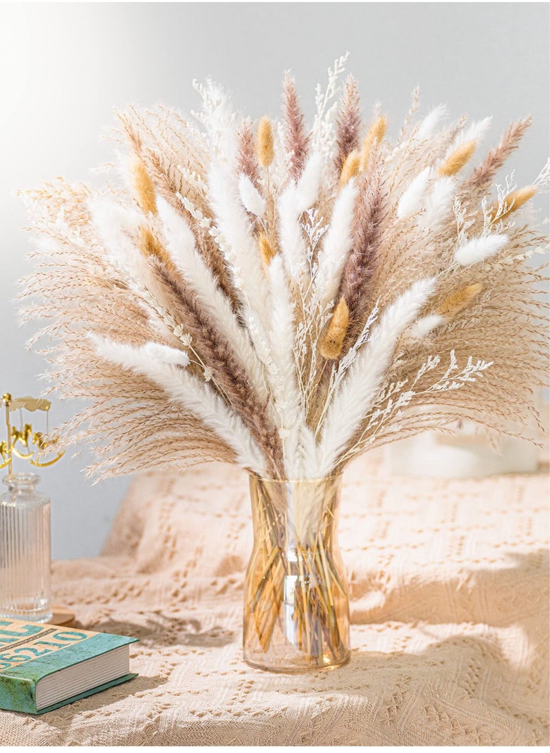 MIXDE - 93-piece Home Decor Dried Flowers Bouquet Floral - Image 1