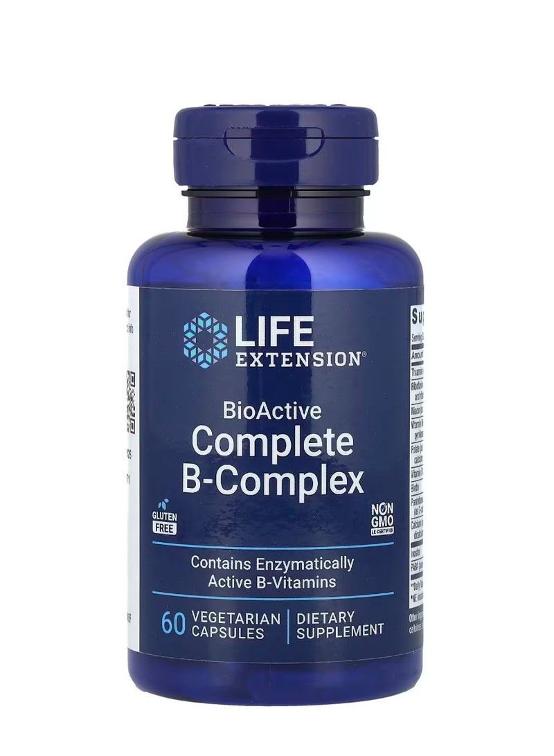 لايف إكستنشن مركب بي النشط الحيوي، 60 كبسولة نباتية - Image 1