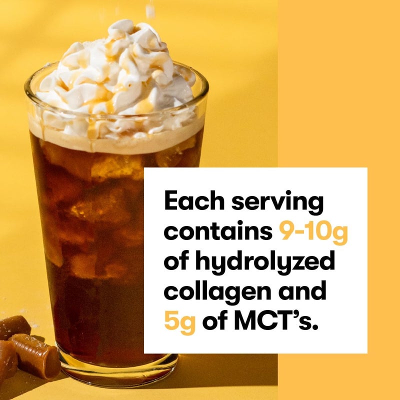 Perfect Keto Collagen Peptides Protein Powder with MCT Oil Grass Fed Hydrolyzed Collagen Type I  III Supplement Keto Coffee Creamer Vanilla - Image 3