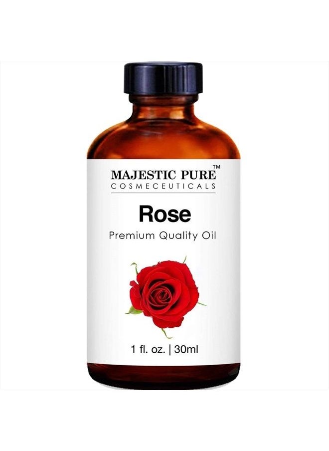 Majestic Pure - Majestic Pure Rose Oil, Premium Quality Fragrance Oil 1 Ounces - Image 1