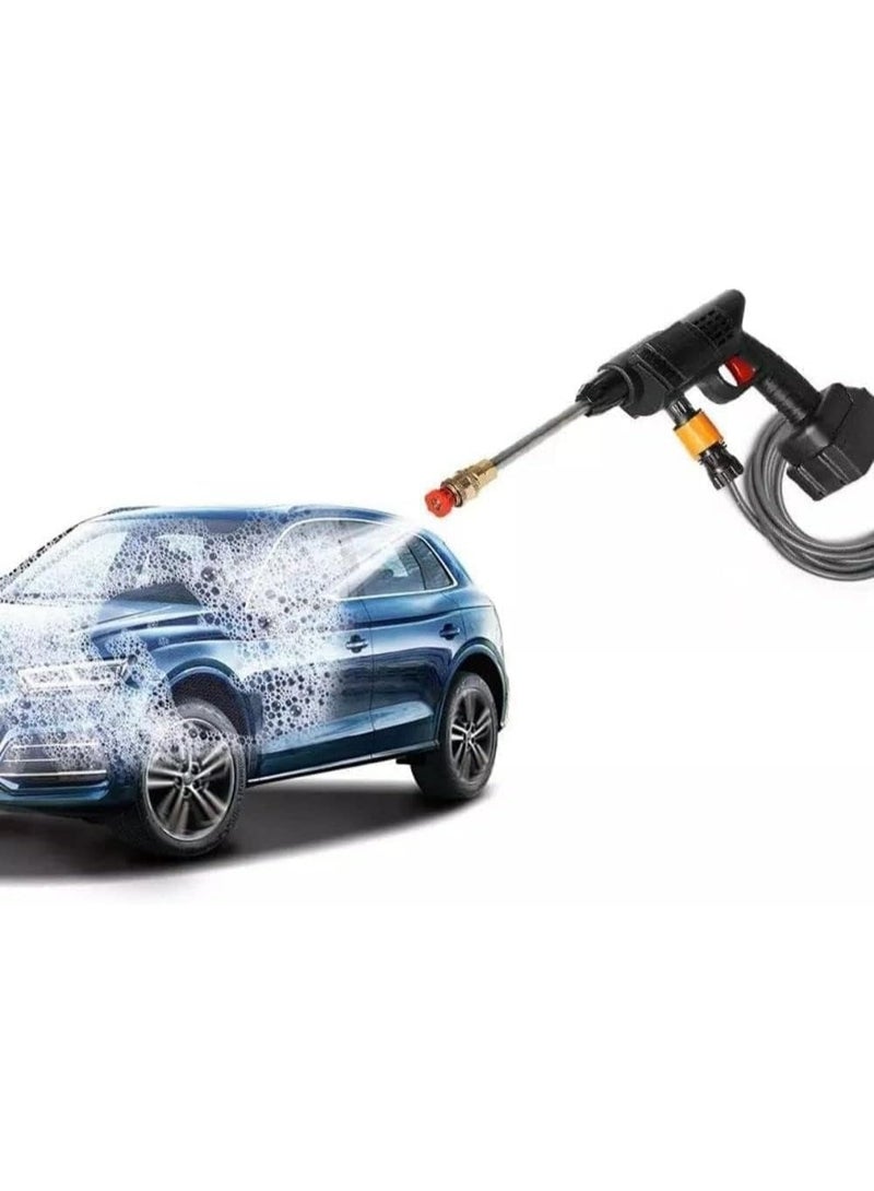 UBEdge 48V Cordless High Pressure Washer Gun - Portable Water Sprayer with 2 Rechargeable Batteries, Spray Nozzles & Hose for Car, Floor & Garden Cleaning - Image 4