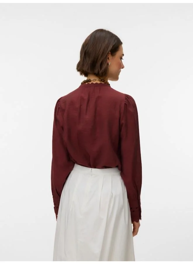 فيرو مودا قميص فيميرينا بأكمام طويلة