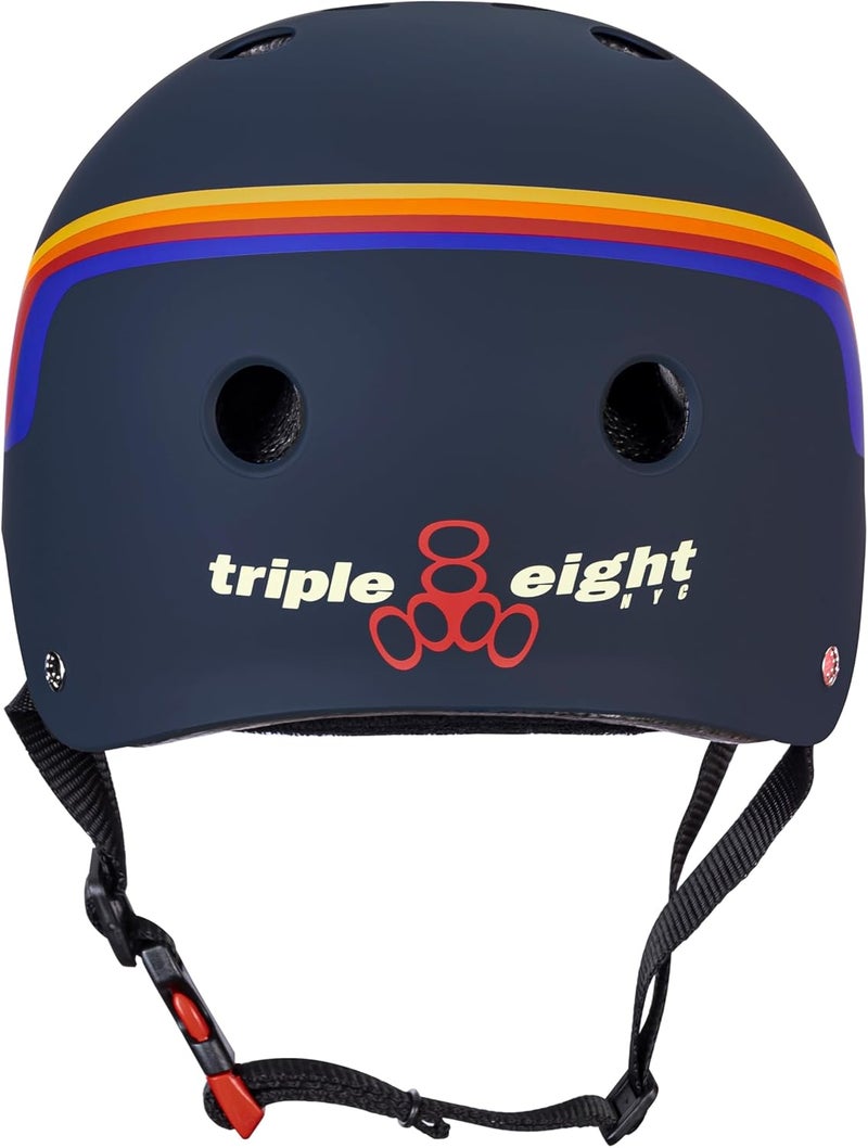 Triple Eight THE Certified Sweatsaver Helmet for Skateboarding, BMX, and Roller Skating - Pacific Beach - Image 2