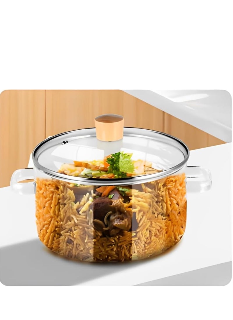 DLC 1.8L Capacity Glass Cooking Pot Dlc-36442  - Image 3
