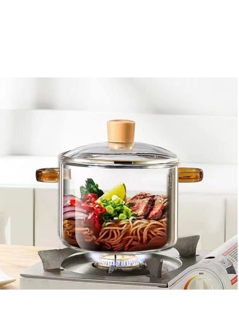 DLC 1.8L Capacity Glass Cooking Pot Dlc-36442  - Image 4