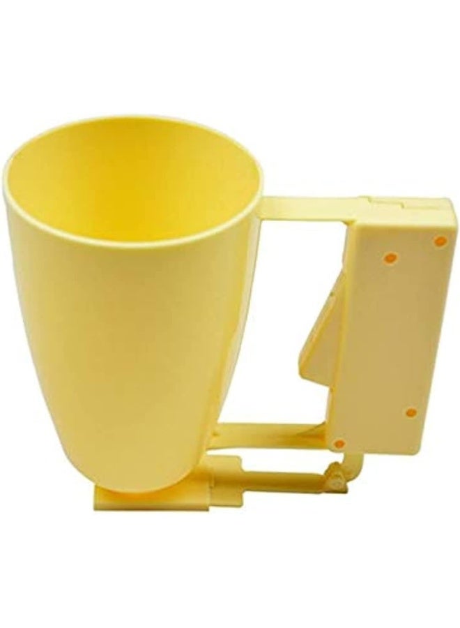 SAQOWARE Alsaqer Loqumat Al Kadey Device Kitchen Cake Making Helper Cup | Handle Cake Making Helper Cup Pastry Batter Dispenser Meatball Mould Maker  - Image 1