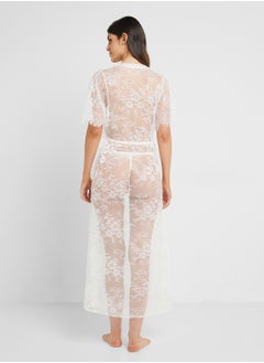 ELLA Lace Longline Night Dress  - Image 2
