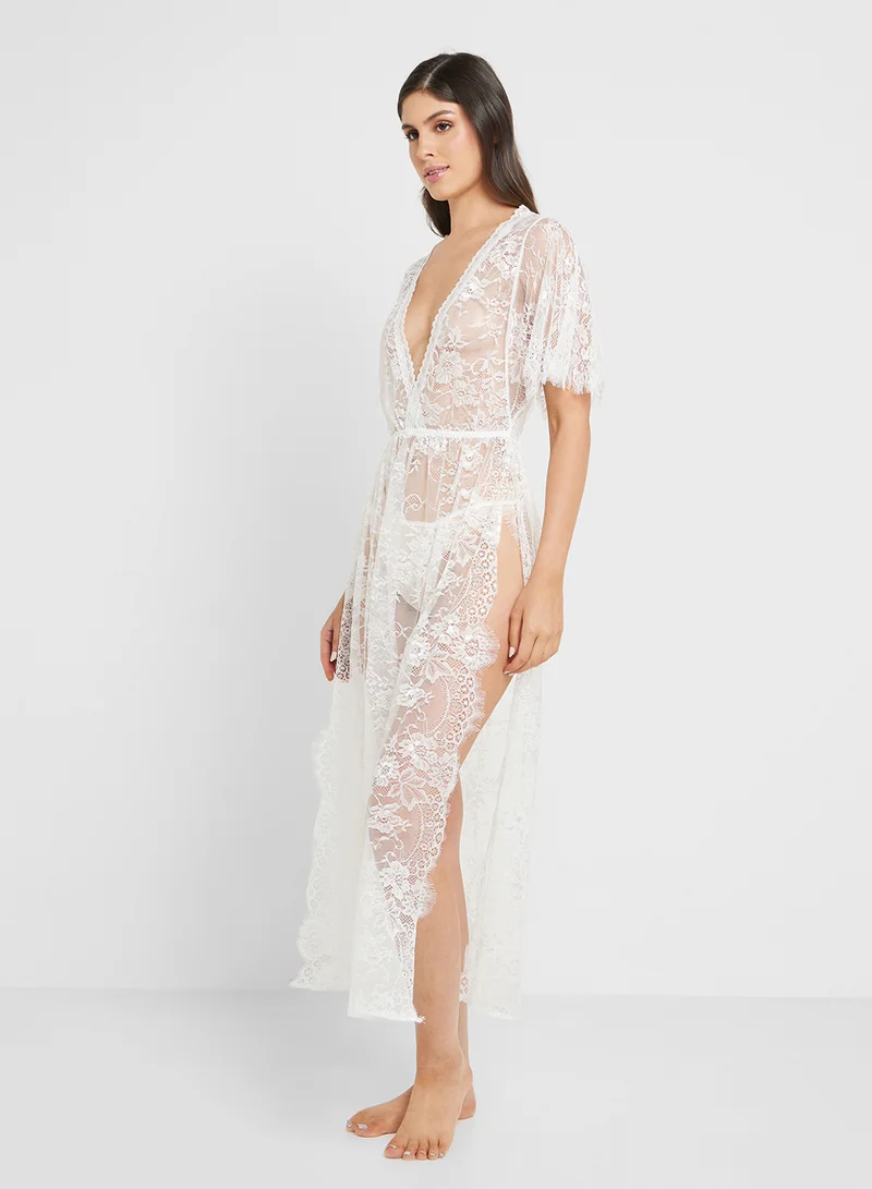 ELLA Lace Longline Night Dress