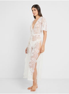 ELLA Lace Longline Night Dress  - Image 4