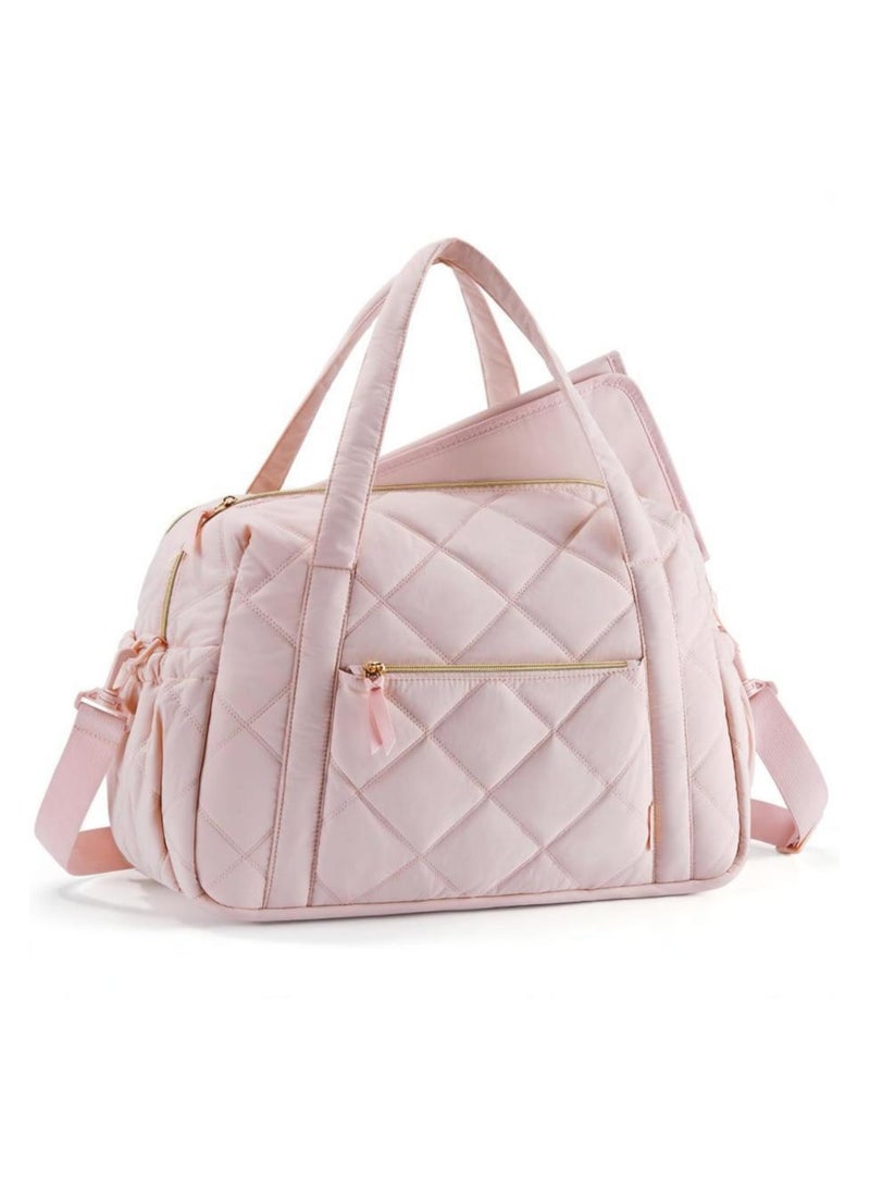 general A must-have for mums and babies on the go! Large capacity lightweight nappy tote / backpack with multiple compartments + portable design.  - Image 1