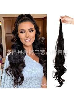 32in Synthetic Ponytail Wig Wrap-around 1B 【32inch 100g】 - pzsku/Z92F607494D4C7E60E33DZ/45/_/1720110206/a6158410-c295-4182-8026-f7a5e31f32a3