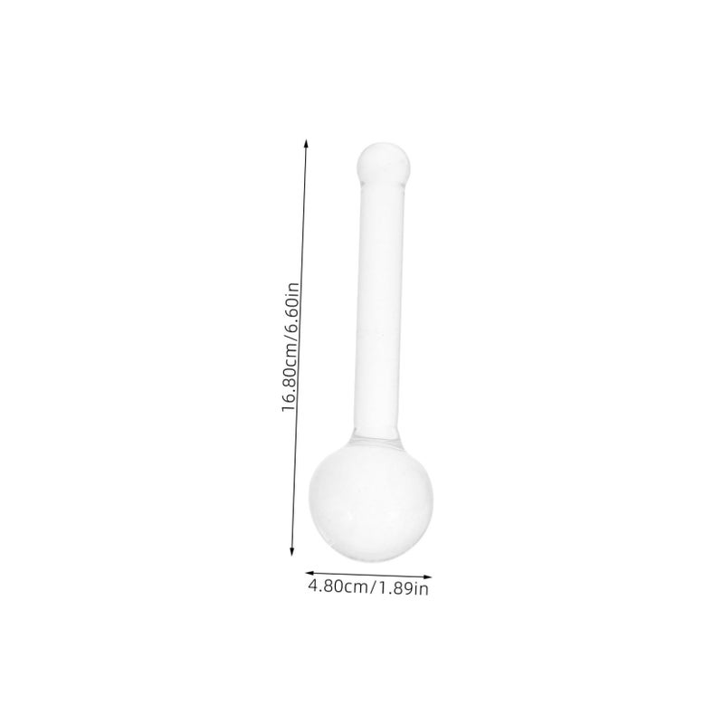 Clear Glass Pestle For Mixing Paints Grinding Minerals Ergonomic Non Slip Design - Image 3