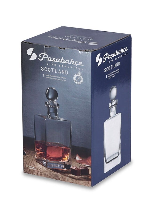 Paşabahçe زجاجة باساباهتشي سكوتلاند كريستالين 750 مل – زجاجة زجاجية فاخرة - Image 3
