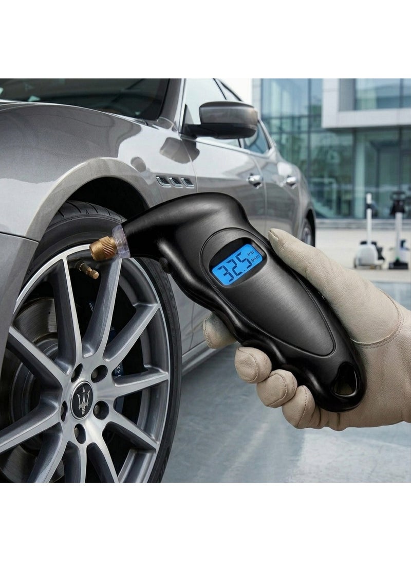 HERISTA Digital Tire Pressure Gauge with LCD Backlight - Image 3
