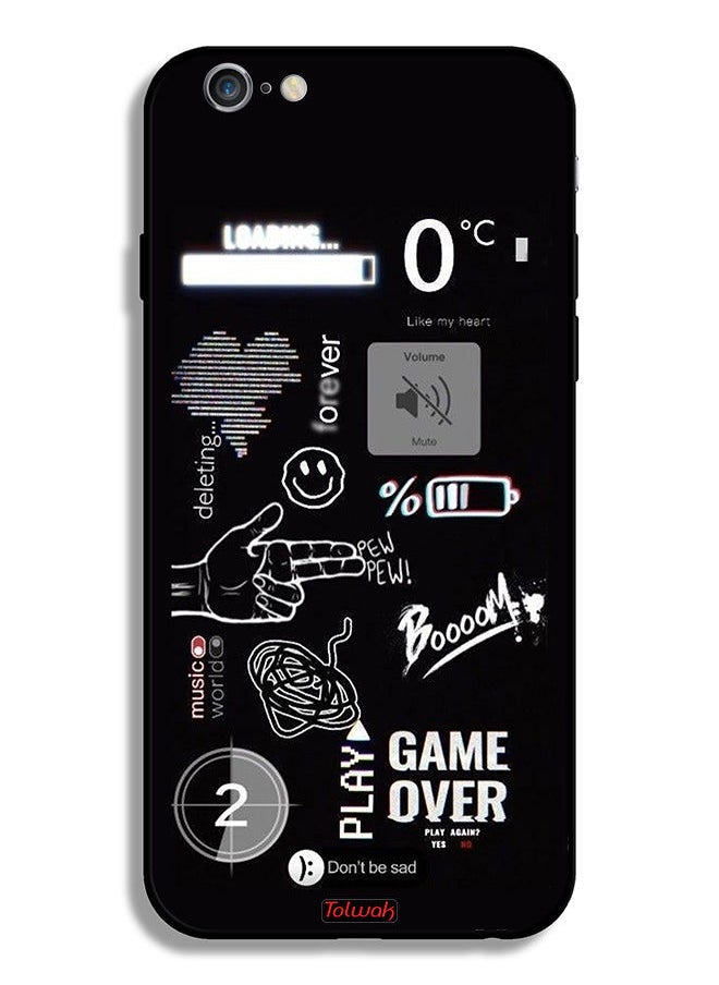 Tolwak - Apple iPhone 6/6s Plus Protective Case Game Over Pew Pew - Image 1
