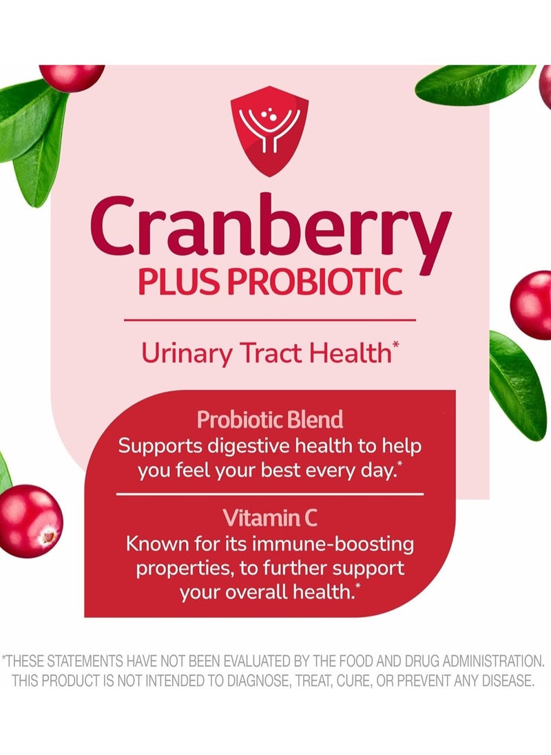 21st CENTURY - Cranberry Plus Probiotic Urinary Tract Support-60 Tablets - Image 1