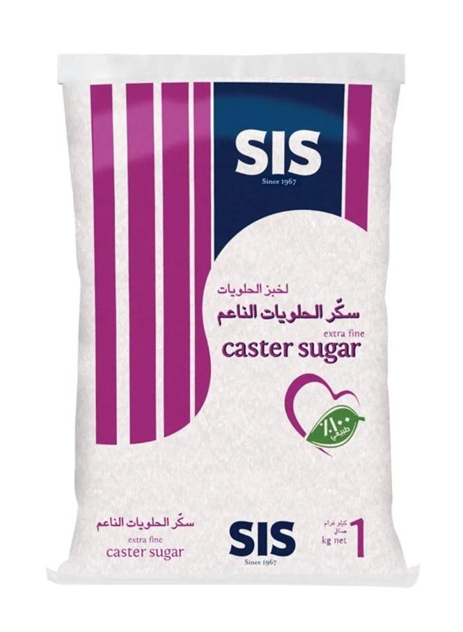 سكر ناعم من شركة SIS، 1 كجم