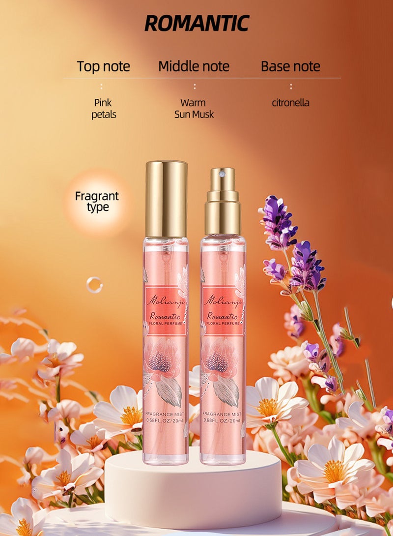 Perfume Gift Set For Women, 5 Pcs Perfume Set Holiday Gifts for Her, Long-Lasting Fresh Floral Aromatic Fragrance,  Ladies Perfume Set For Dating,  Birthday, Gift To Girlfriend, Eau de Parfum For Women