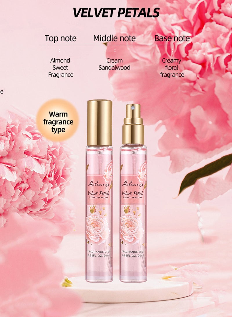 Perfume Gift Set For Women, 5 Pcs Perfume Set Holiday Gifts for Her, Long-Lasting Fresh Floral Aromatic Fragrance,  Ladies Perfume Set For Dating,  Birthday, Gift To Girlfriend, Eau de Parfum For Women