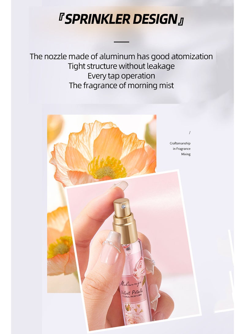 Perfume Gift Set For Women, 5 Pcs Perfume Set Holiday Gifts for Her, Long-Lasting Fresh Floral Aromatic Fragrance,  Ladies Perfume Set For Dating,  Birthday, Gift To Girlfriend, Eau de Parfum For Women