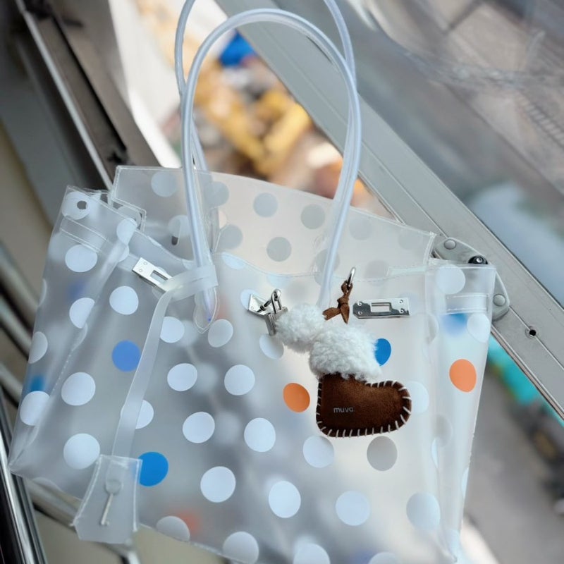 2026 TPU Jelly Tote Bag Summer Commuter Large Capacity Shoulder Bag - Image 4