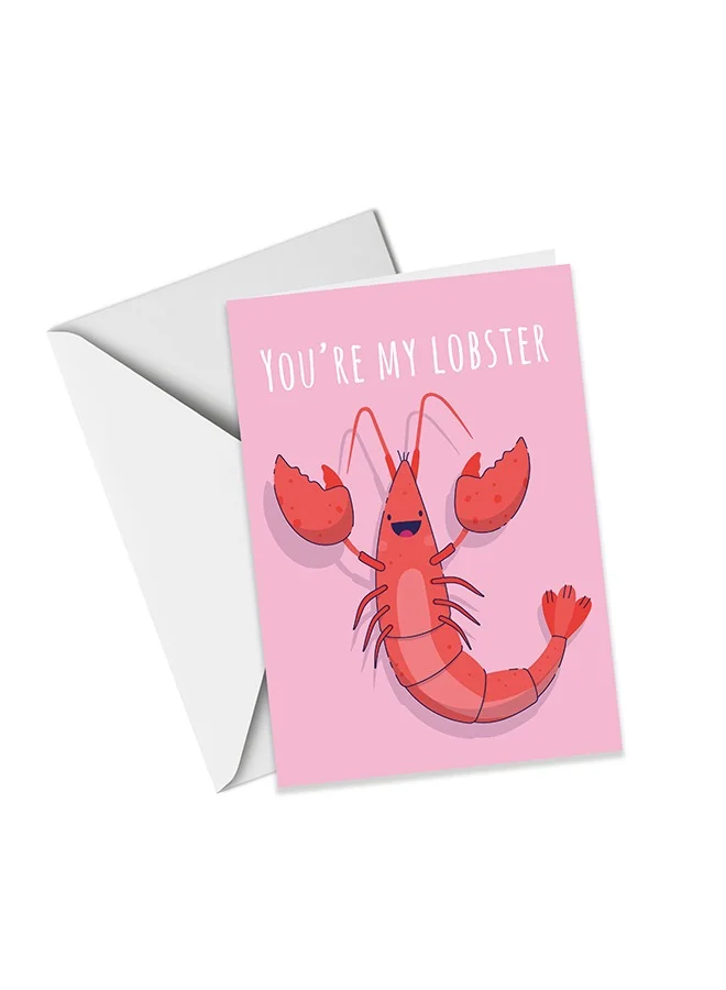 Share The Love You're my Lobster - Love Card