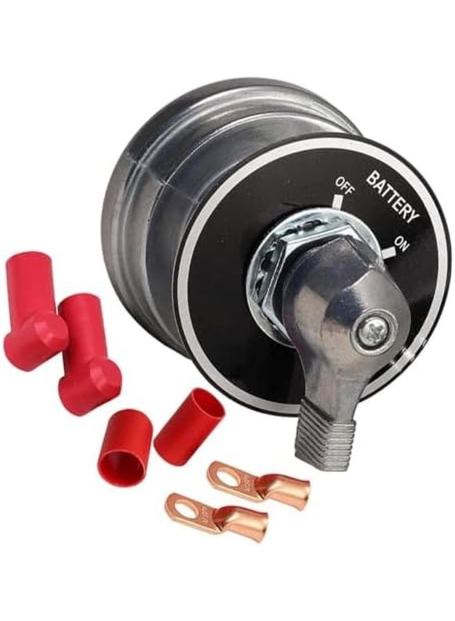 مفتاح فصل بطارية ثقيل للسيارات واليخوت والشاحنات مع أغطية أطراف TCE133 - Image 1