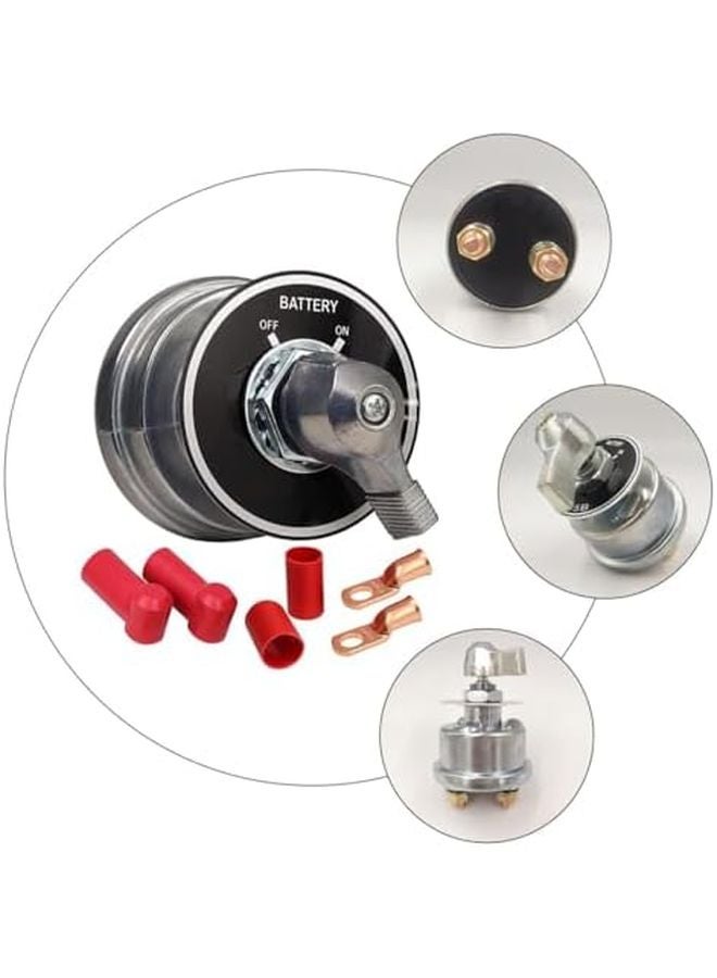 مفتاح فصل بطارية ثقيل للسيارات واليخوت والشاحنات مع أغطية أطراف TCE133 - Image 5